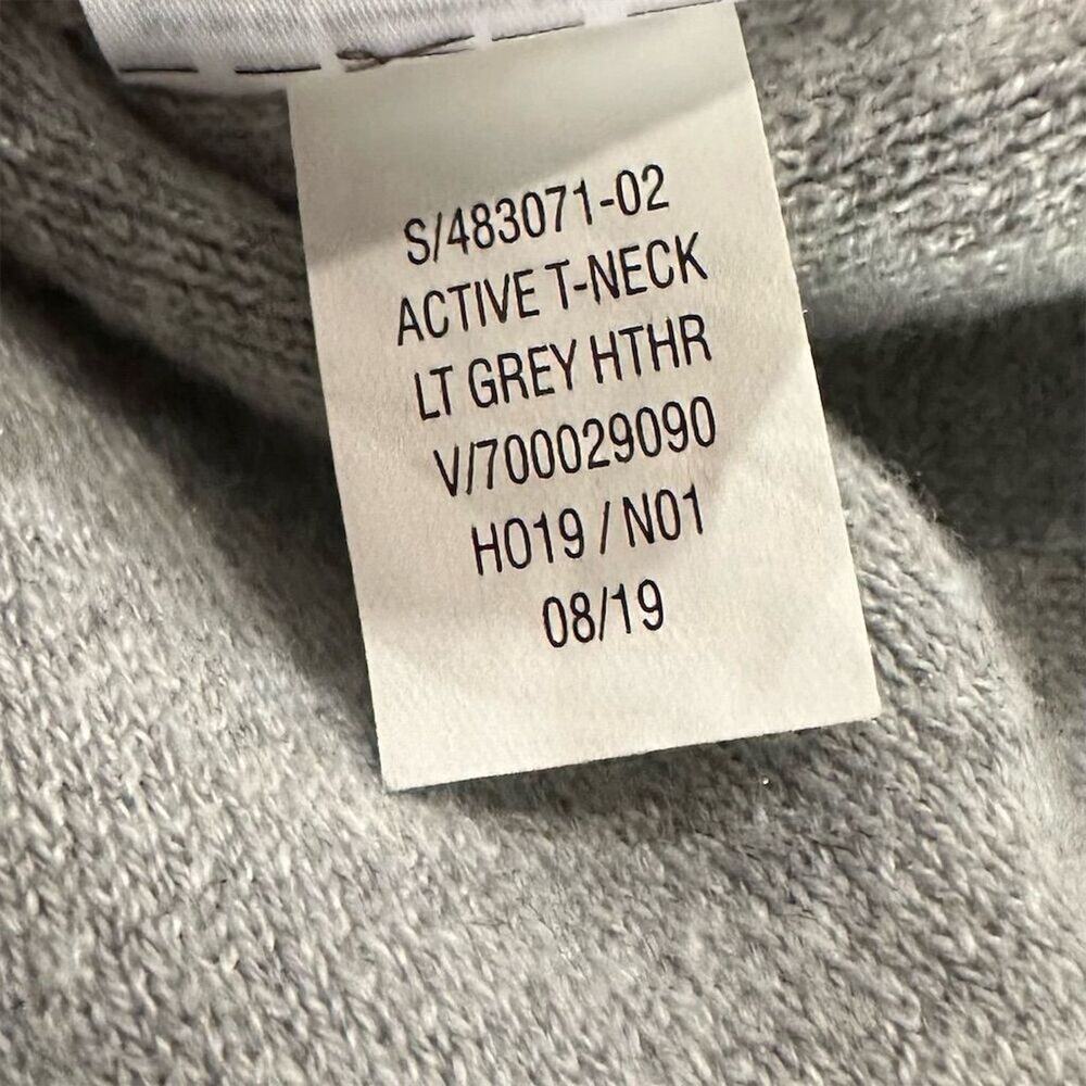 Old Navy Women's M Gray Color Block Mock Neck Lon… - image 5